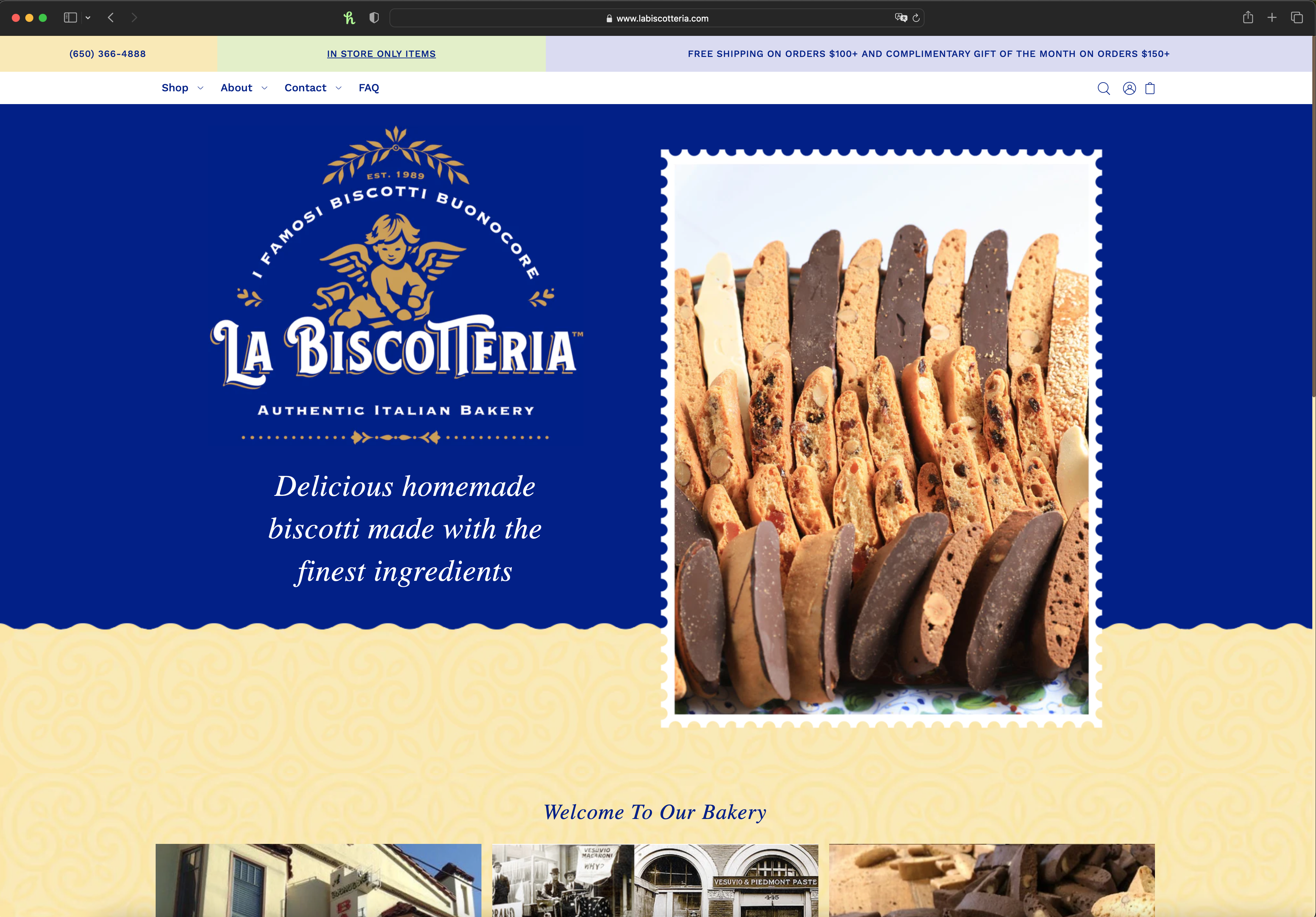 La Biscotteria Authentic Italian Bakery